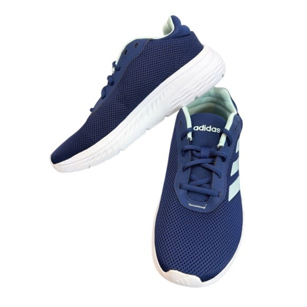 Adidas Blue Cloudfoam Comfort Sneakers Womens Size 8.5 Lightweight Everyday